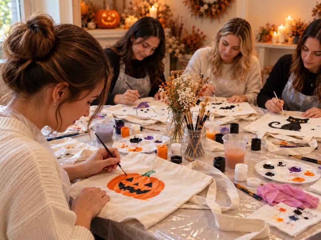 Мастер-класс по росписи страшного шоппера В Санкт-Петербурге